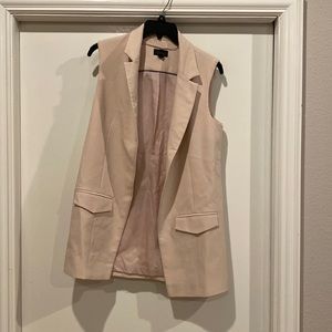 TOPSHOP light pink sleeveless vest size 6